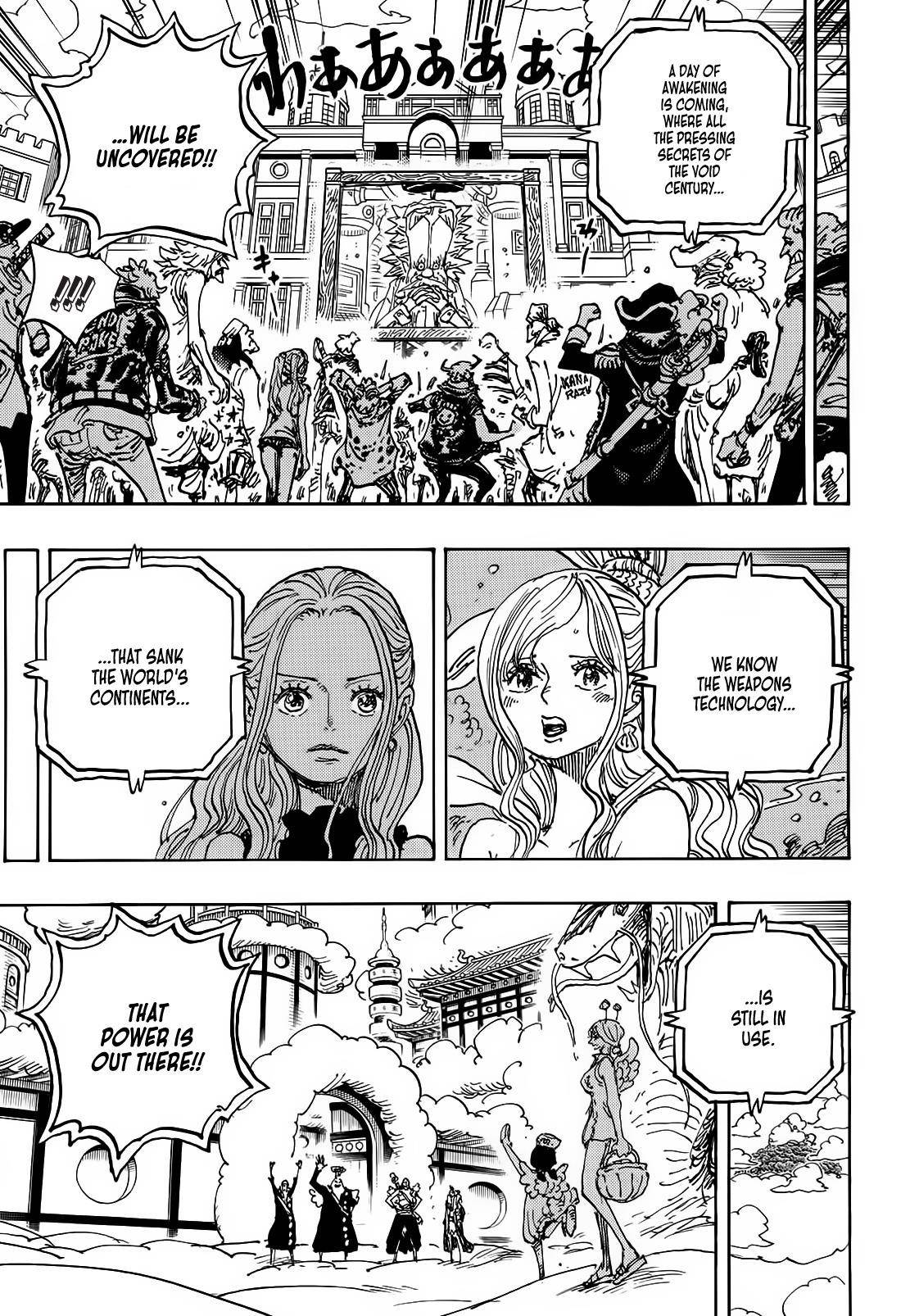 One Piece Chapter 1121 page 5 - Chapter 1121: The Ebb and Flow of the Ages