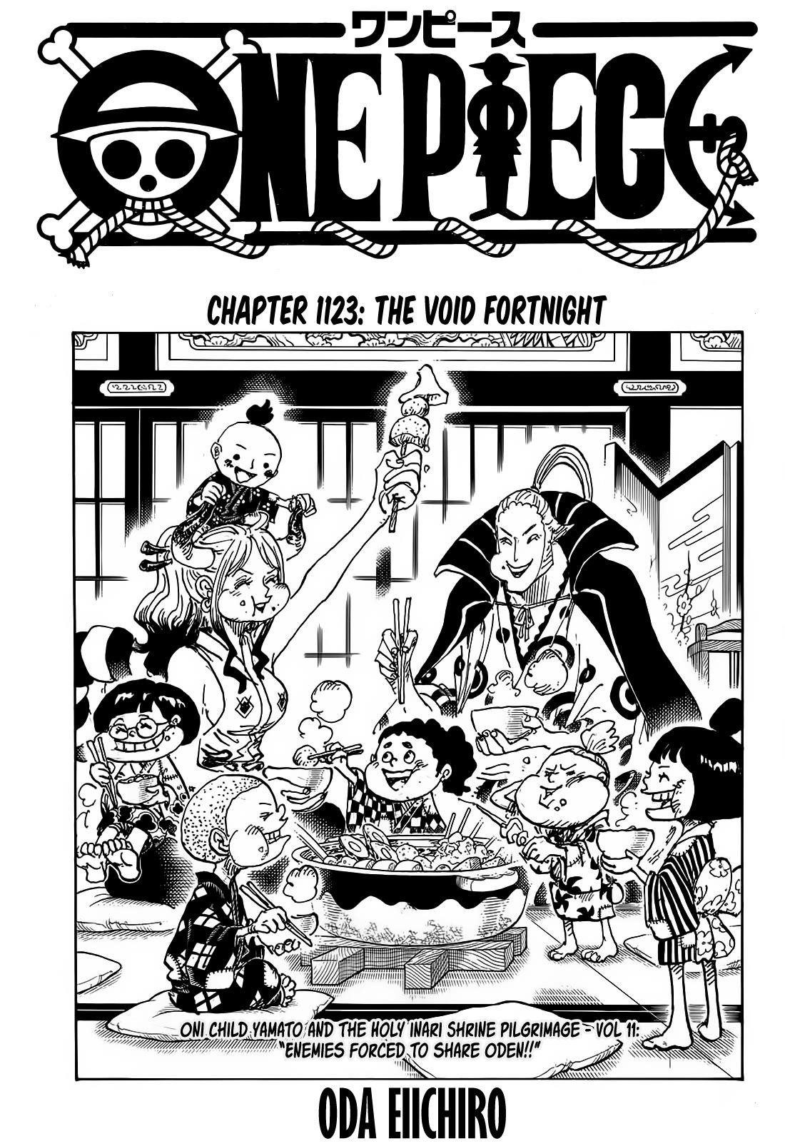 One Piece Chapter 1123 page 1 - Chapter 1123: The Void Fortnight