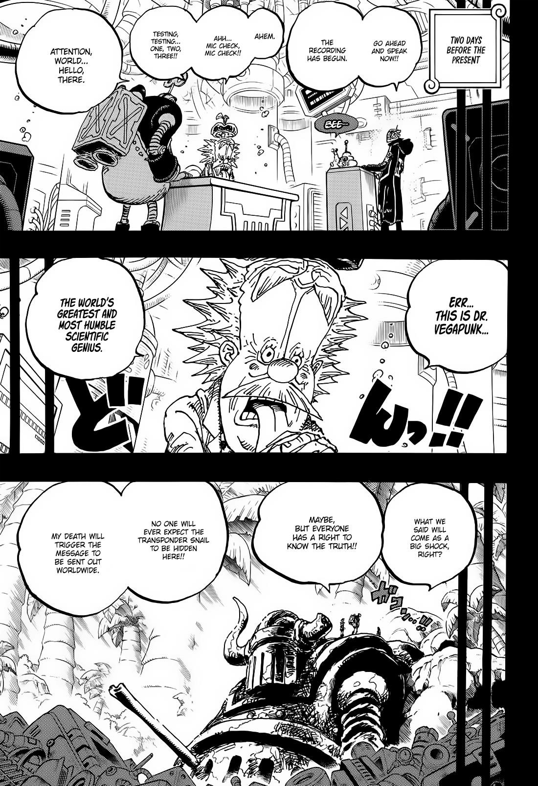 One Piece Chapter 1123 page 12 - Chapter 1123: The Void Fortnight