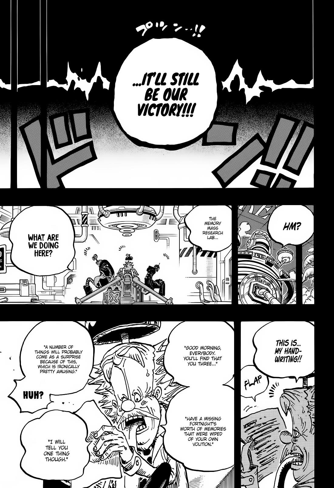 One Piece Chapter 1123 page 14 - Chapter 1123: The Void Fortnight