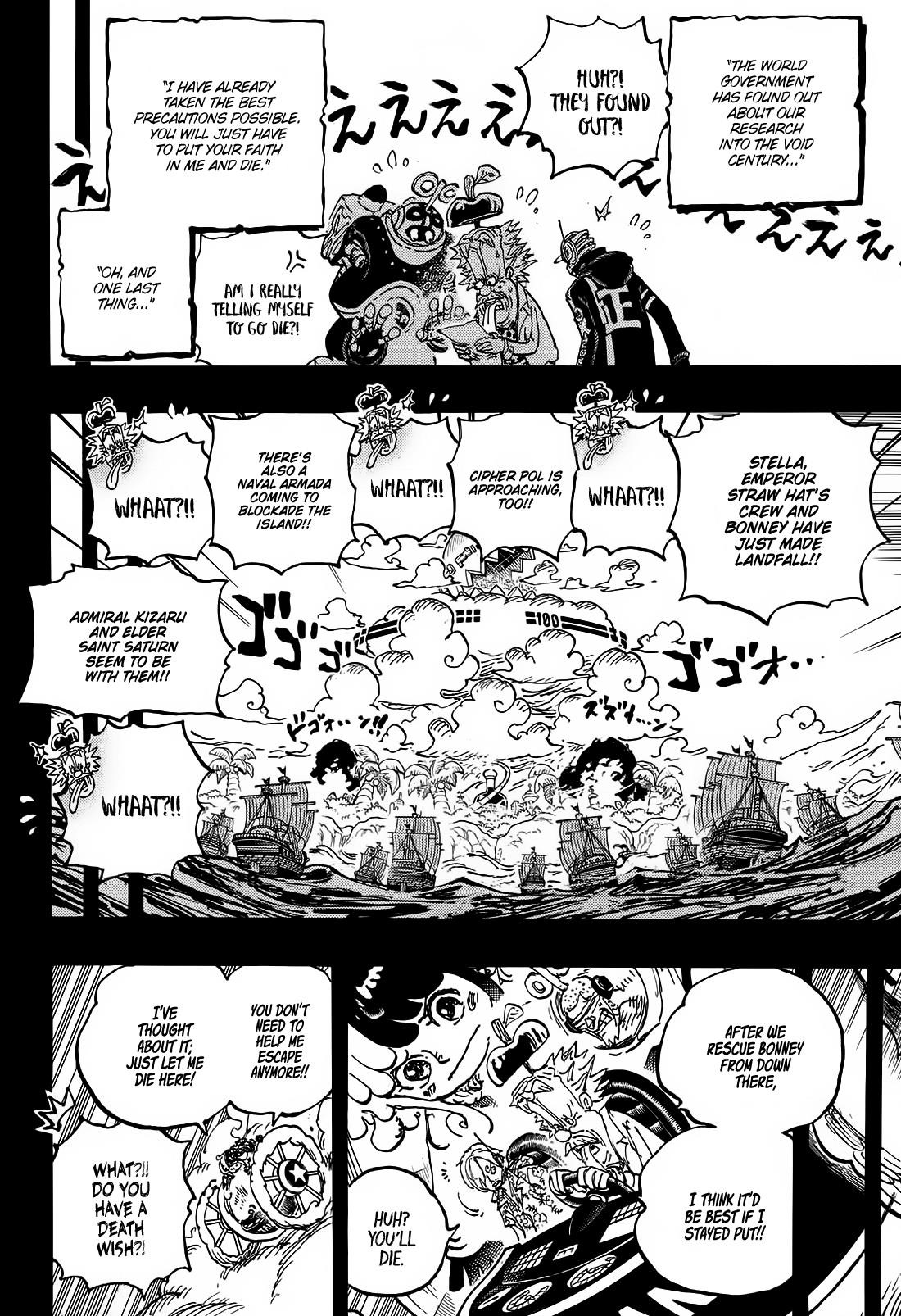 One Piece Chapter 1123 page 15 - Chapter 1123: The Void Fortnight