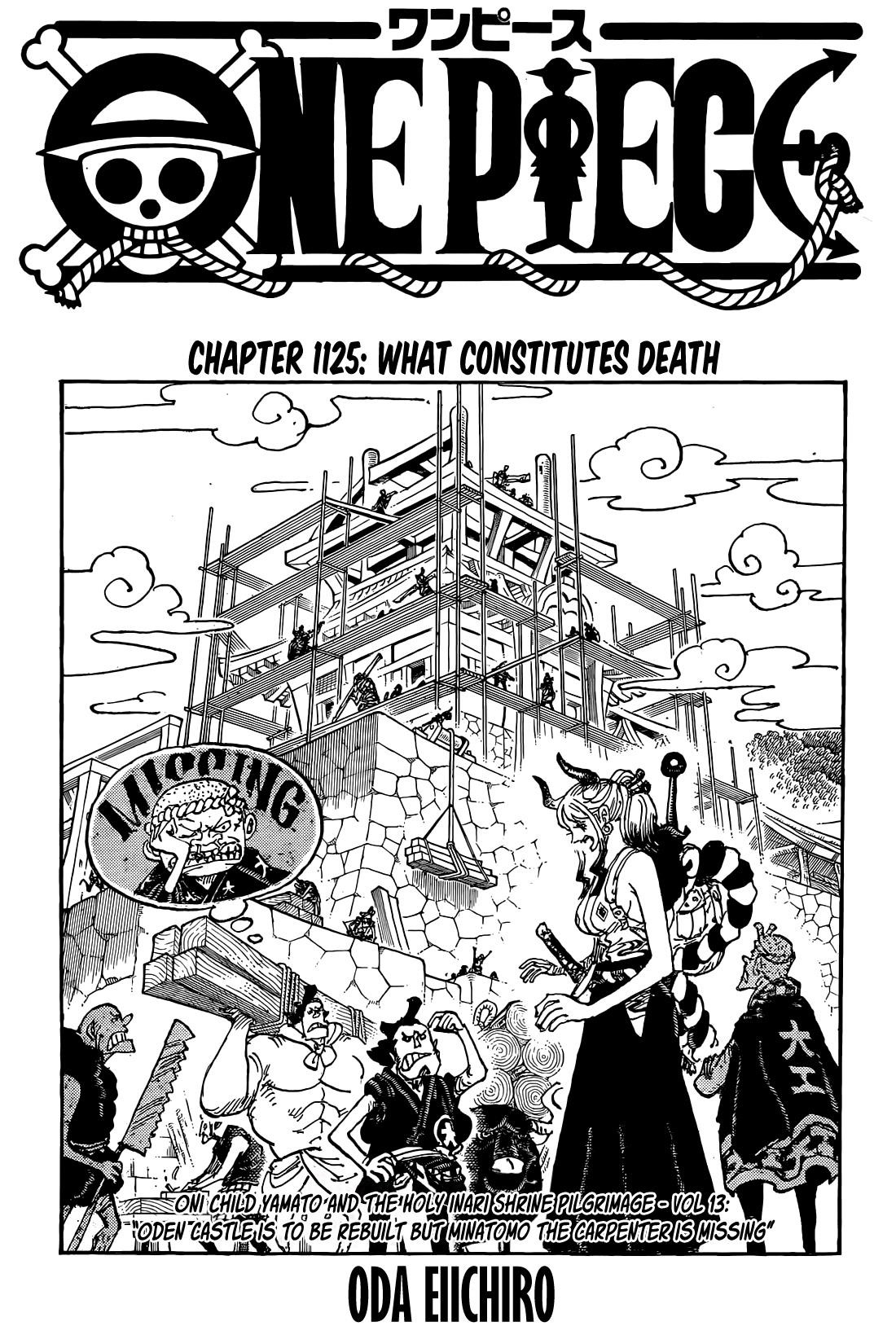 One Piece Chapter 1125 page 1 - Chapter 1125: What Death Means