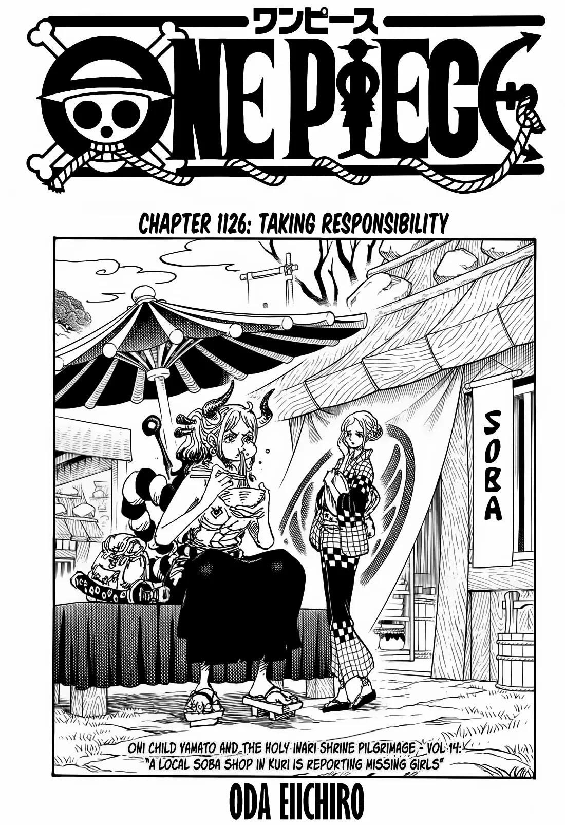 One Piece Chapter 1126 page 1 - Chapter 1126: Settling the Score