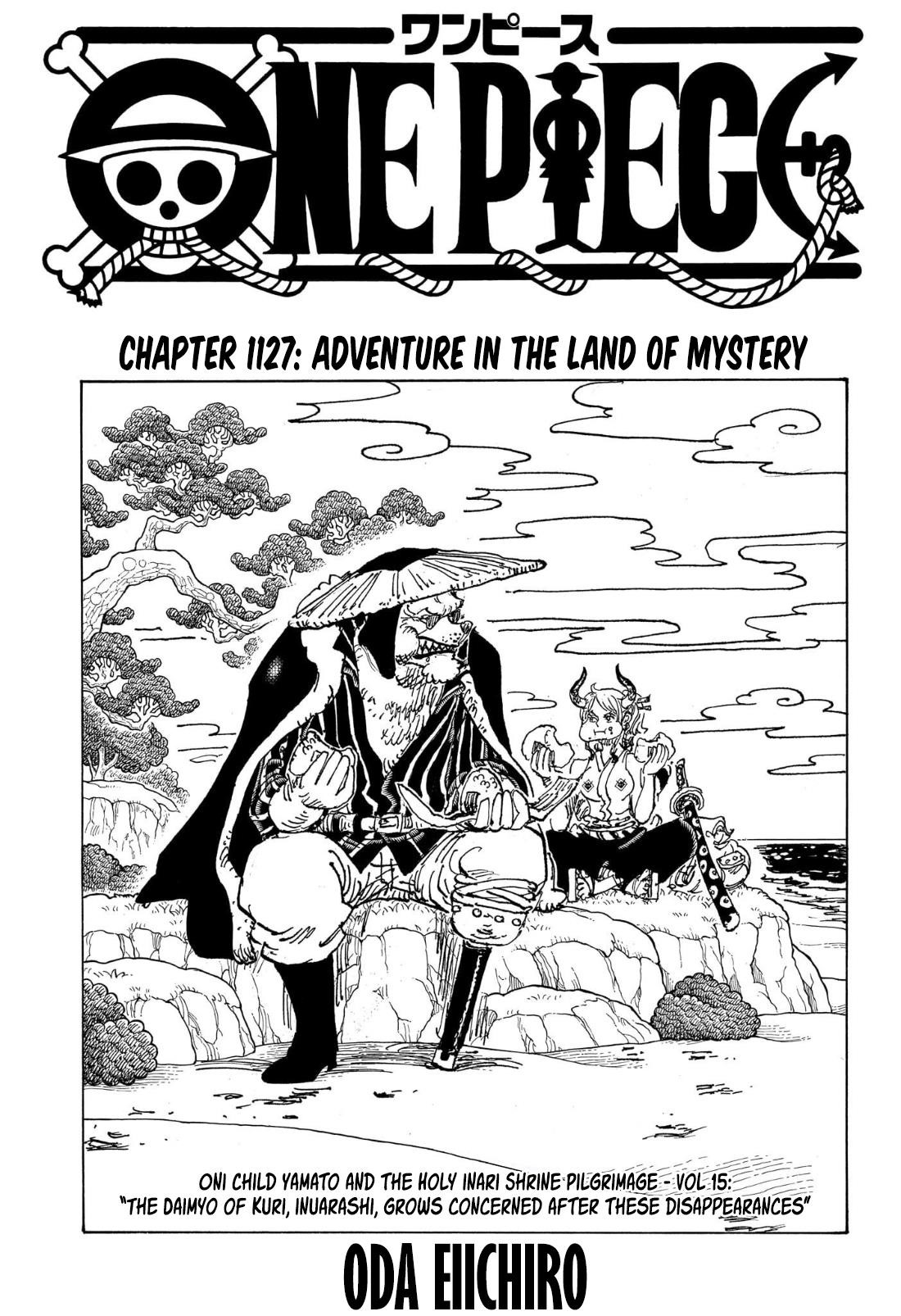 One Piece Chapter 1127 page 1 - Chapter 1127: Adventure in the Land of Mystery