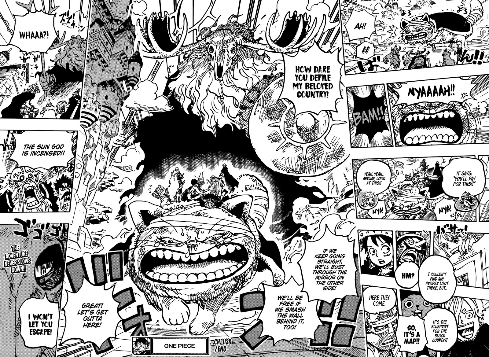 One Piece manga, chapter 1128, page 17 of 20