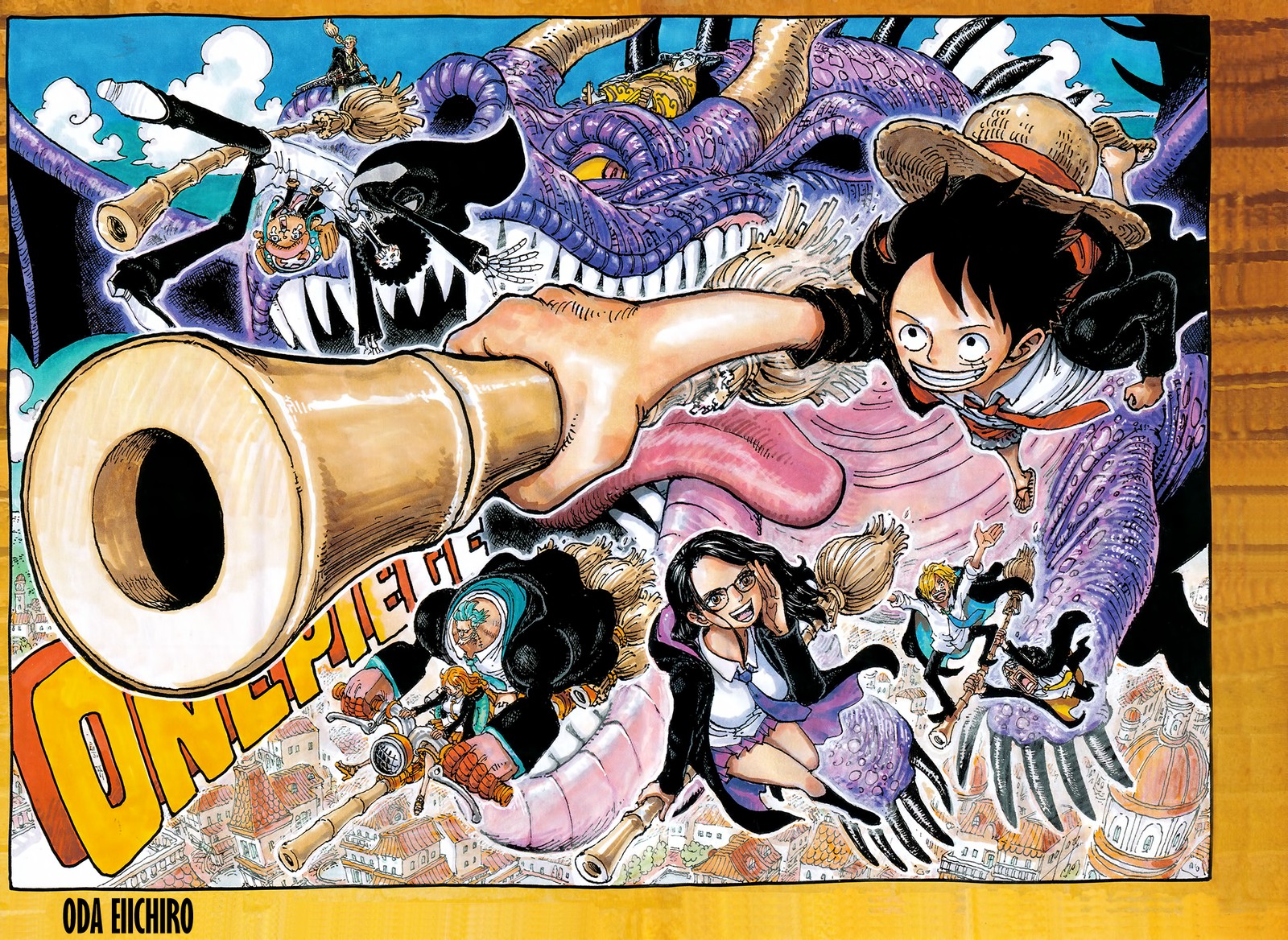 One Piece manga, chapter 1128, page 3 of 20