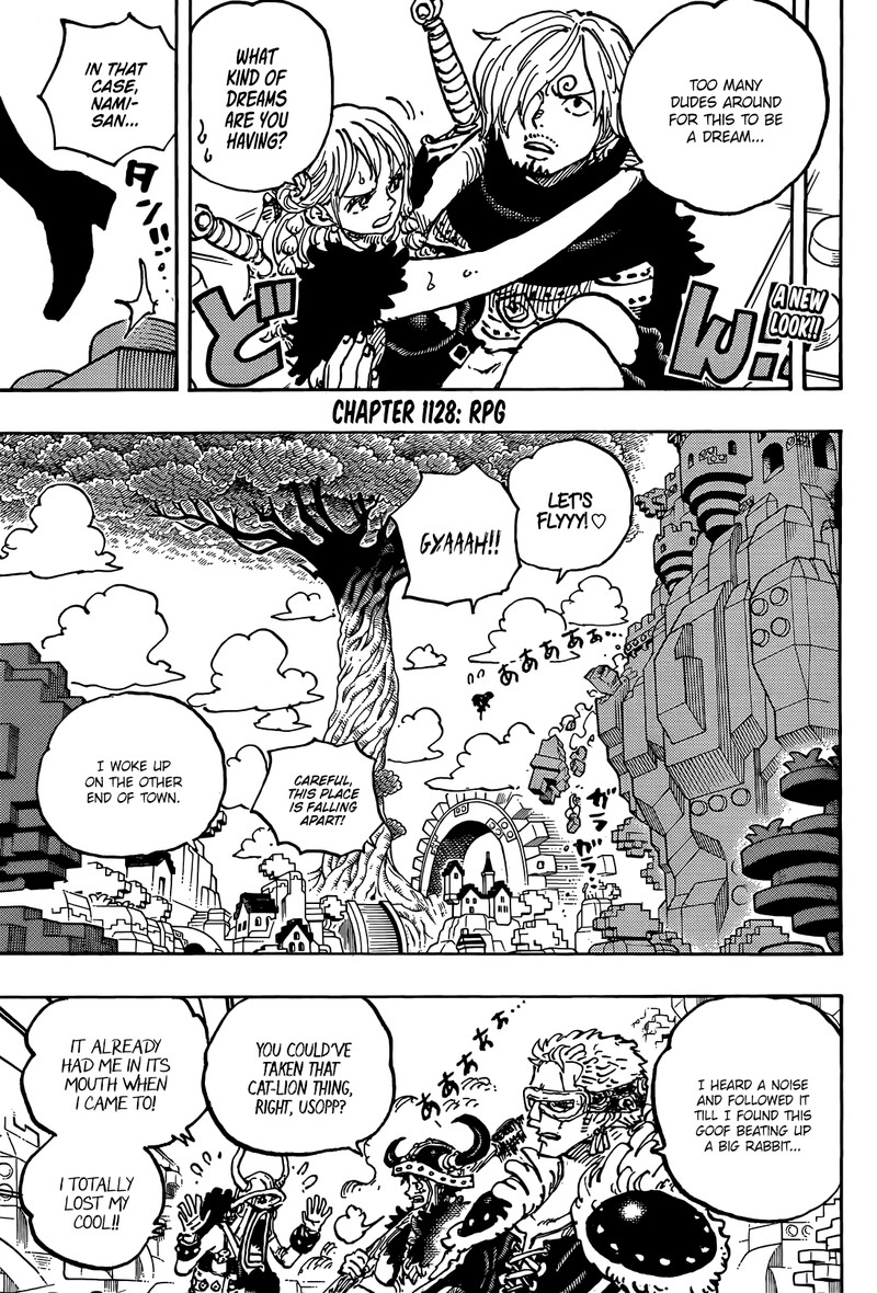 One Piece manga, chapter 1128, page 4 of 20
