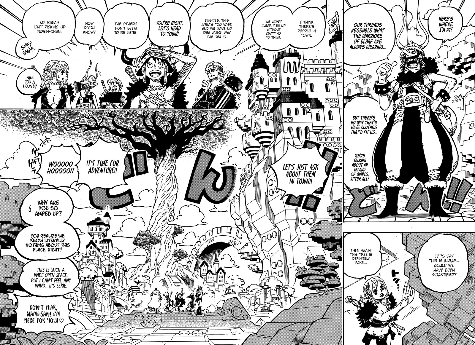 One Piece manga, chapter 1128, page 5 of 20