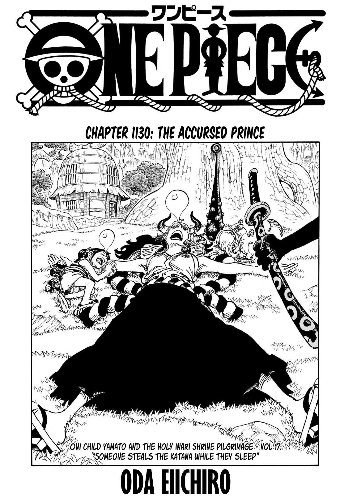 One Piece Chapter 1130 page 1 - Chapter 1130: The Accursed Prince