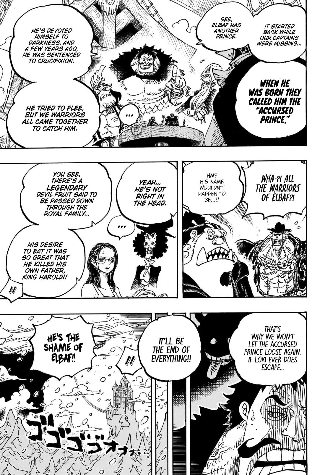 One Piece Chapter 1130 page 11 - Chapter 1130: The Accursed Prince