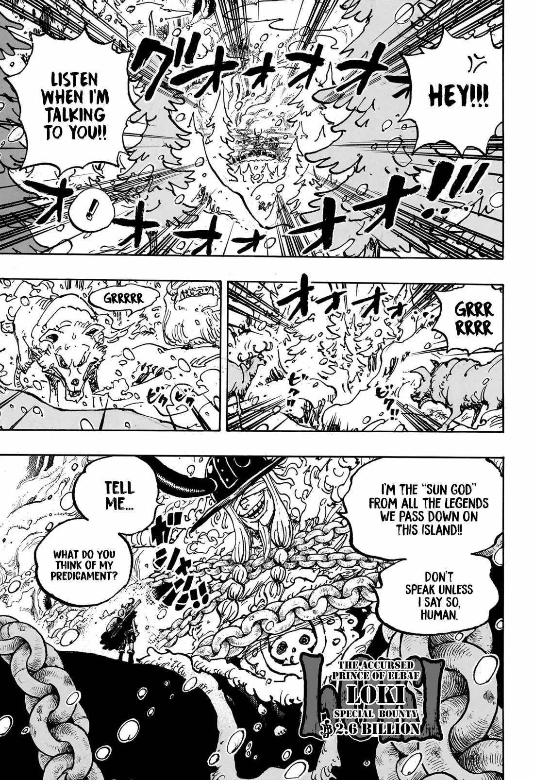 One Piece Chapter 1131 page 3 - Chapter 1131: Loki in the Underworld