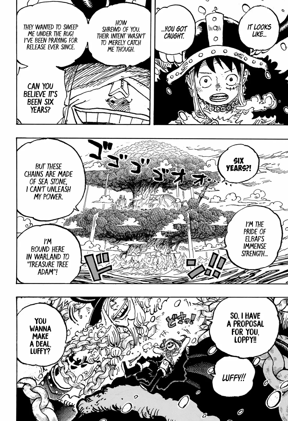 One Piece Chapter 1131 page 4 - Chapter 1131: Loki in the Underworld