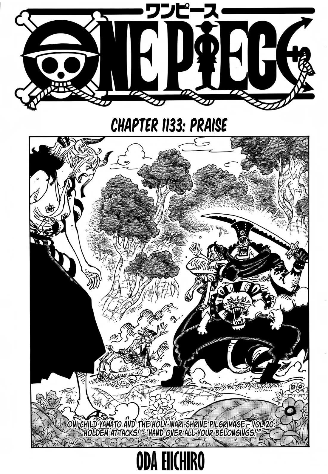 One Piece Chapter 1133 page 1 - Chapter 1133: I Want You to Praise Me
