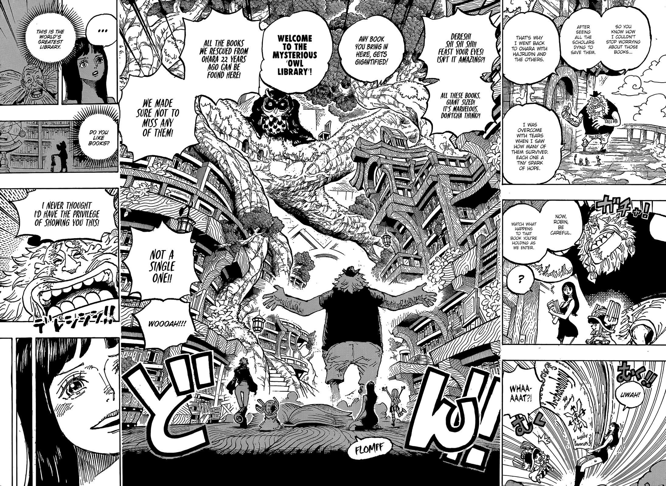 One Piece Chapter 1134 page 12 - Chapter 1134: The Owl Library