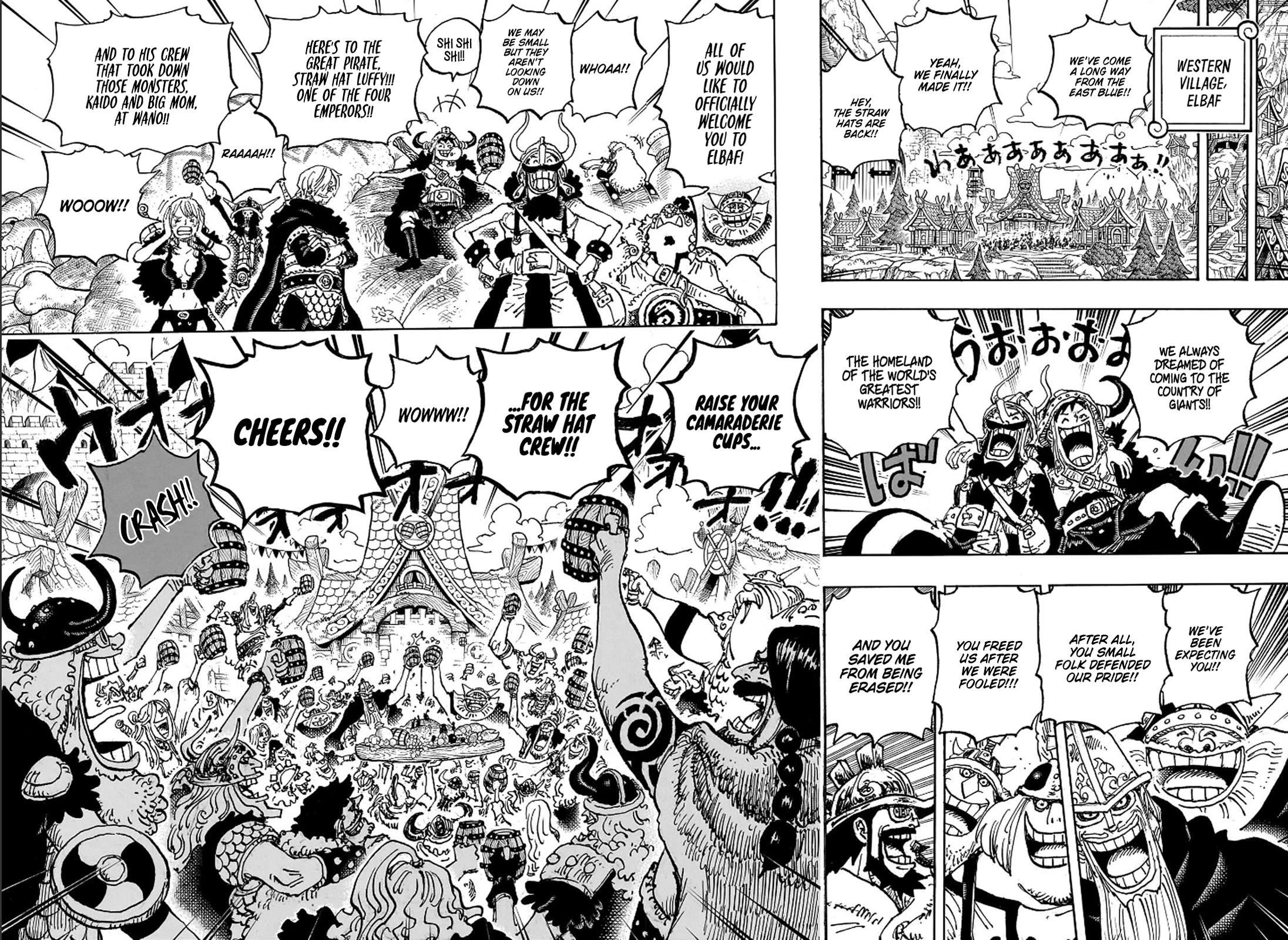 One Piece Chapter 1135 page 12 - Chapter 1135: Friends' Cups