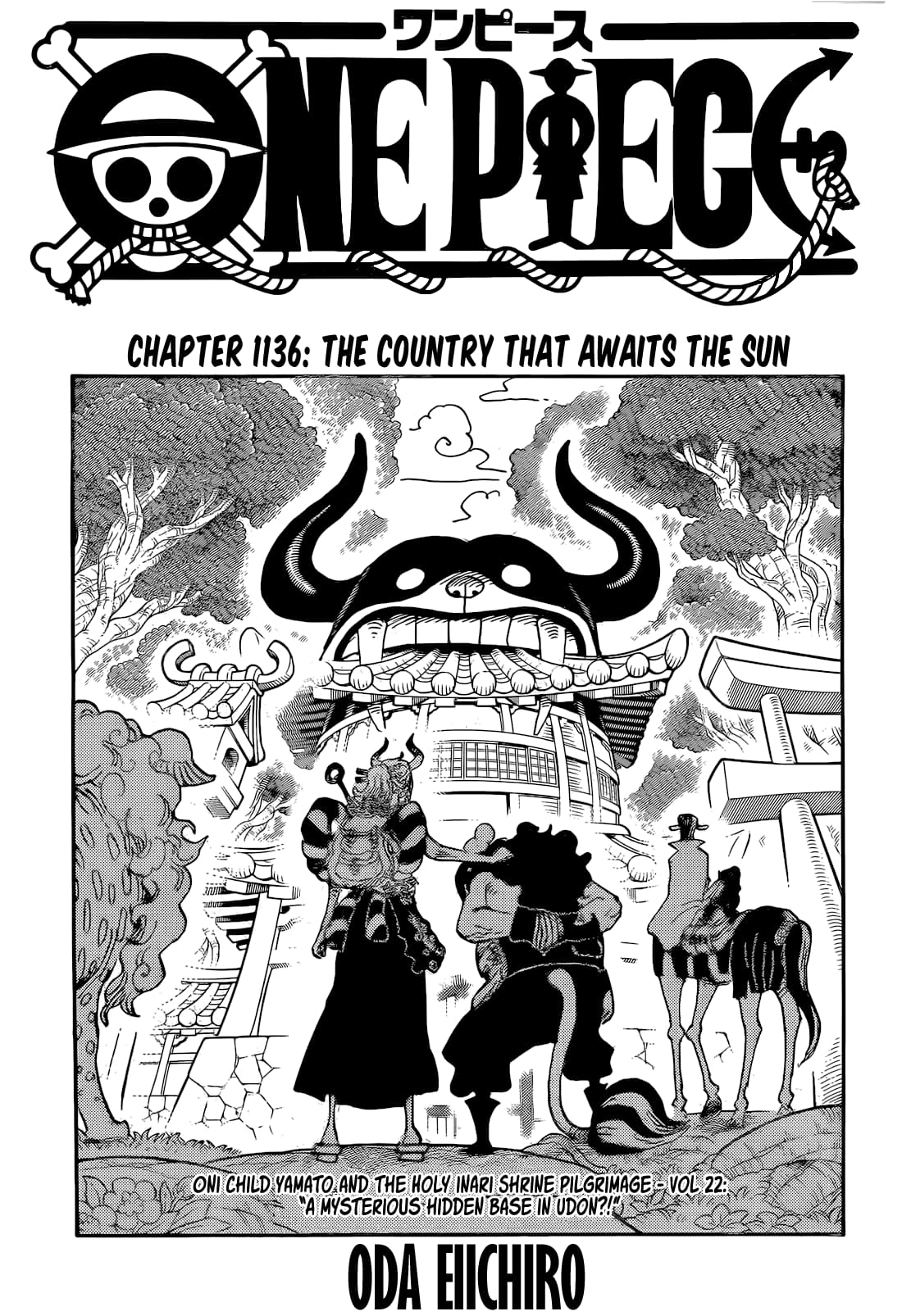 One Piece Chapter 1136 page 1 - Chapter 1136: The Land That Awaits the Sun