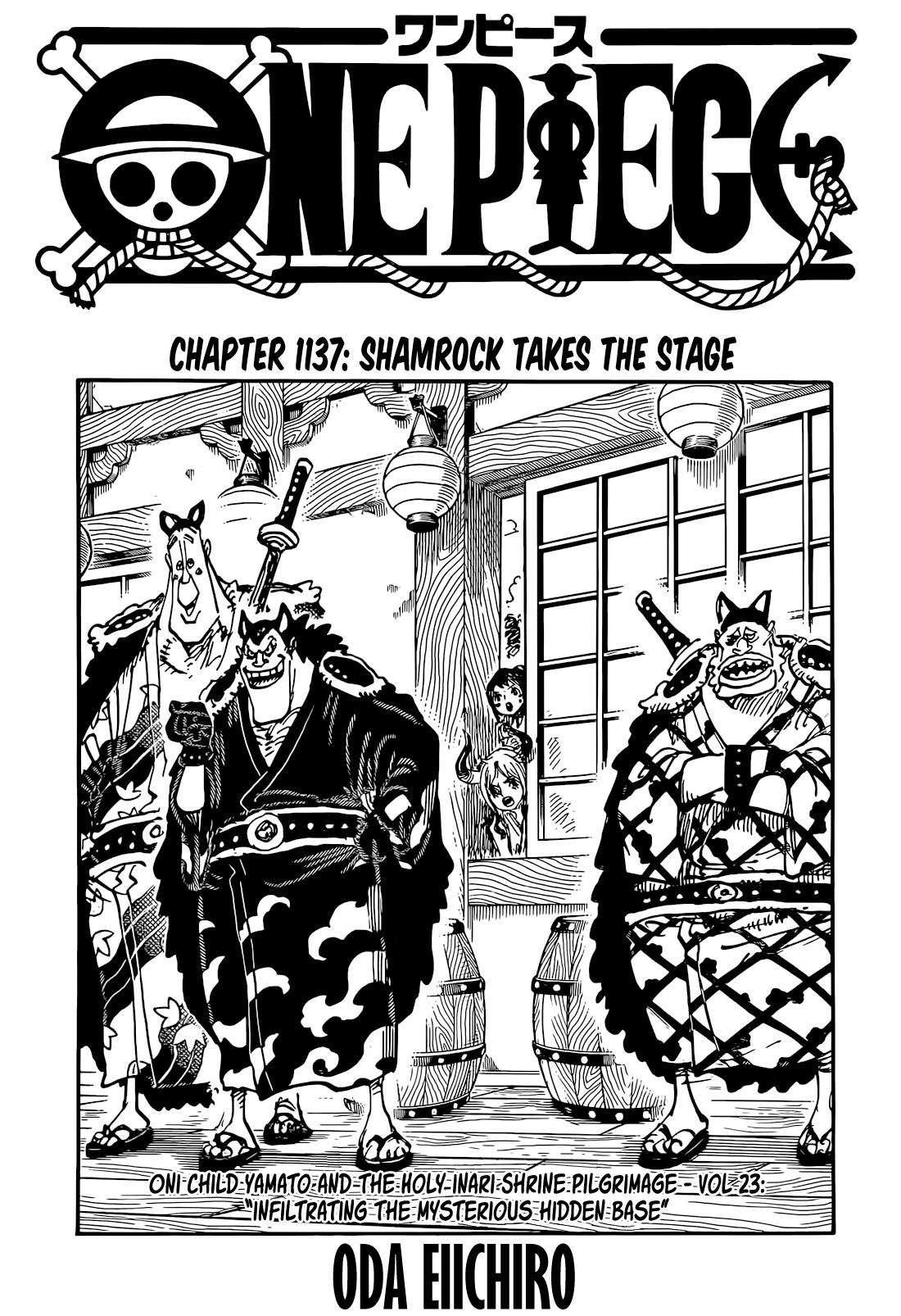 One Piece Chapter 1137 page 1 - Chapter 1137: Introducing Shamrock