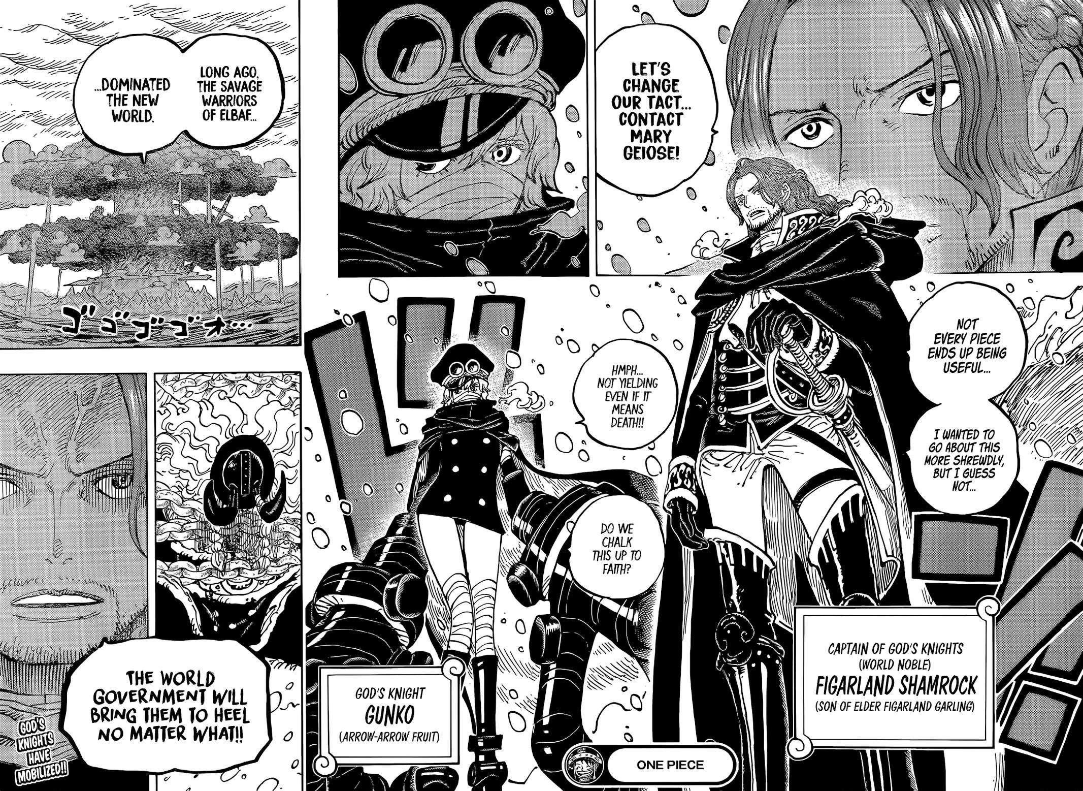 One Piece Chapter 1137 page 15 - Chapter 1137: Introducing Shamrock