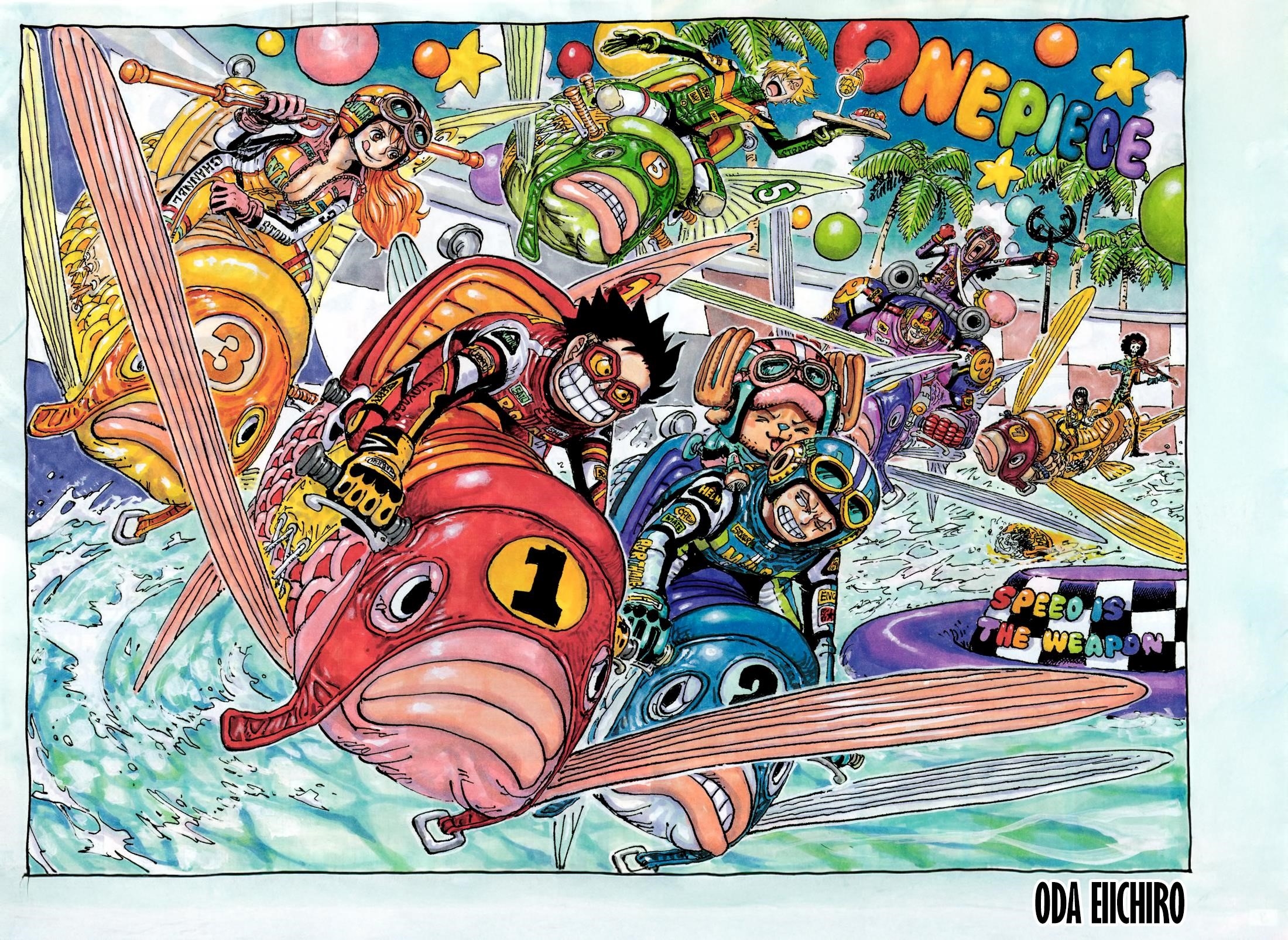 One Piece manga, chapter 1143, page 2 of 21