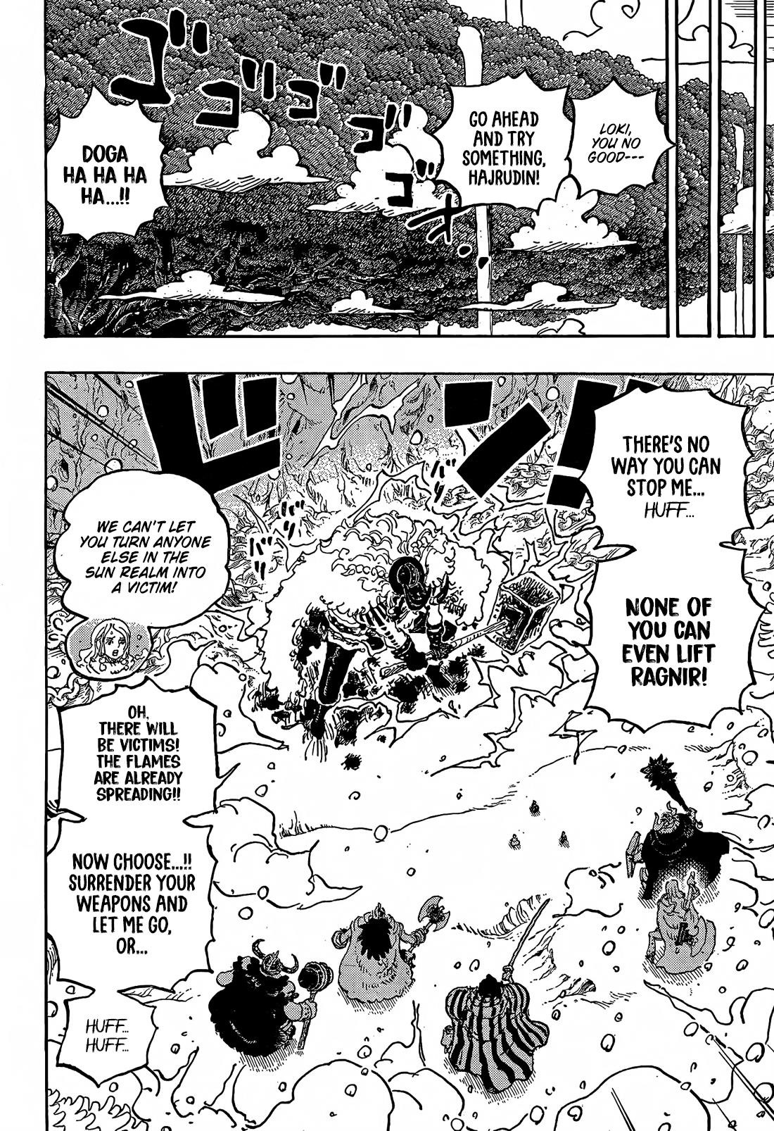 One Piece manga, chapter 1143, page 12 of 21