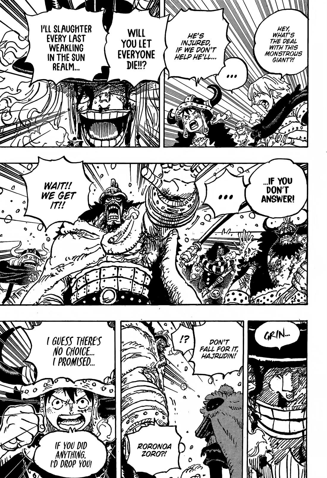 One Piece manga, chapter 1143, page 13 of 21