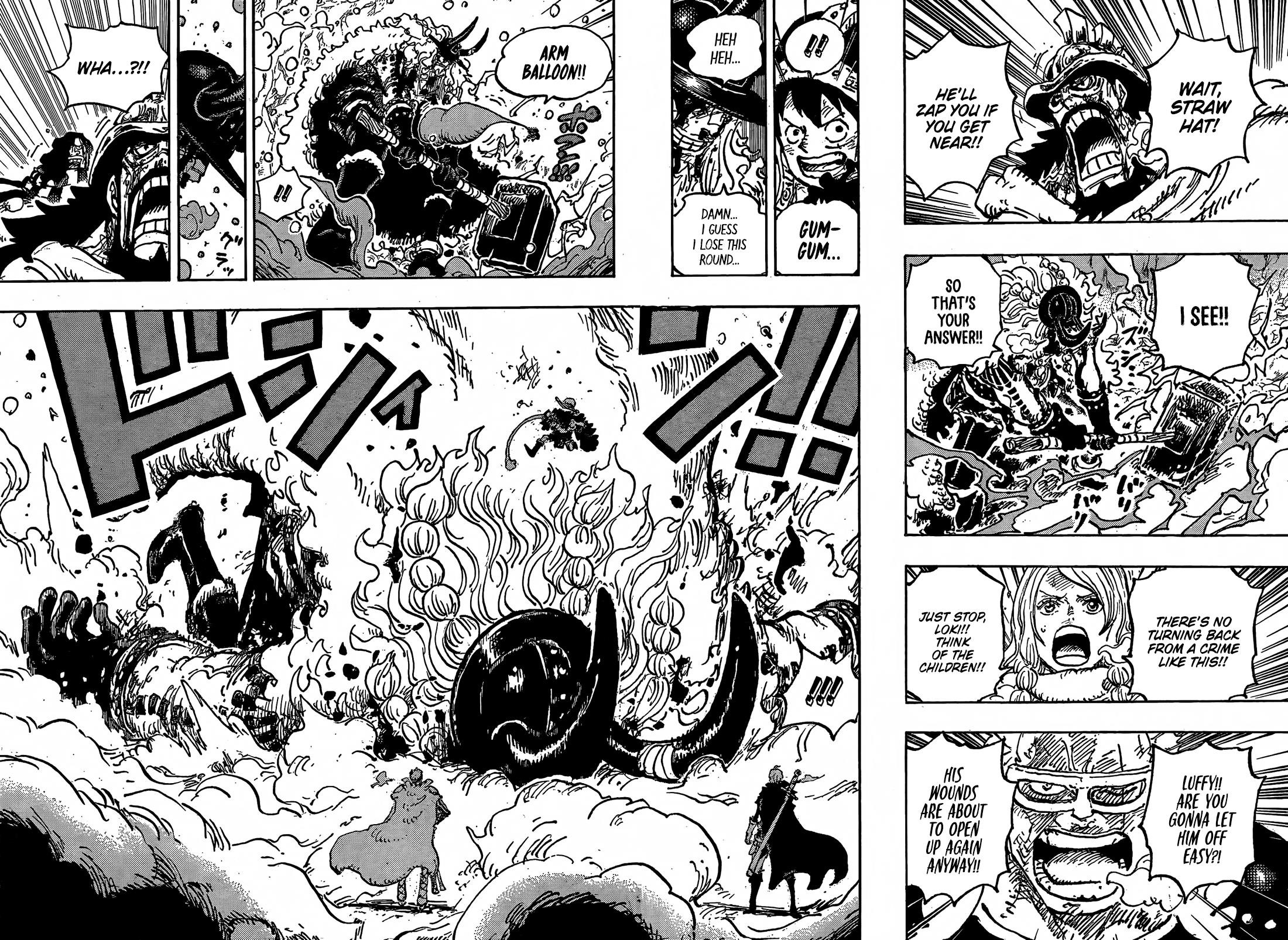 One Piece manga, chapter 1143, page 14 of 21