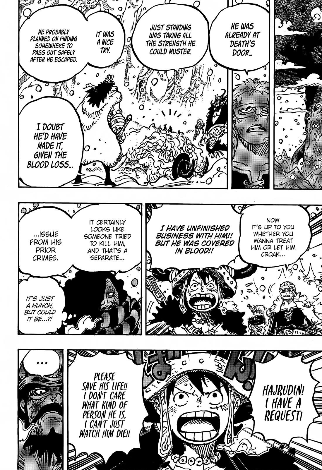 One Piece manga, chapter 1143, page 15 of 21