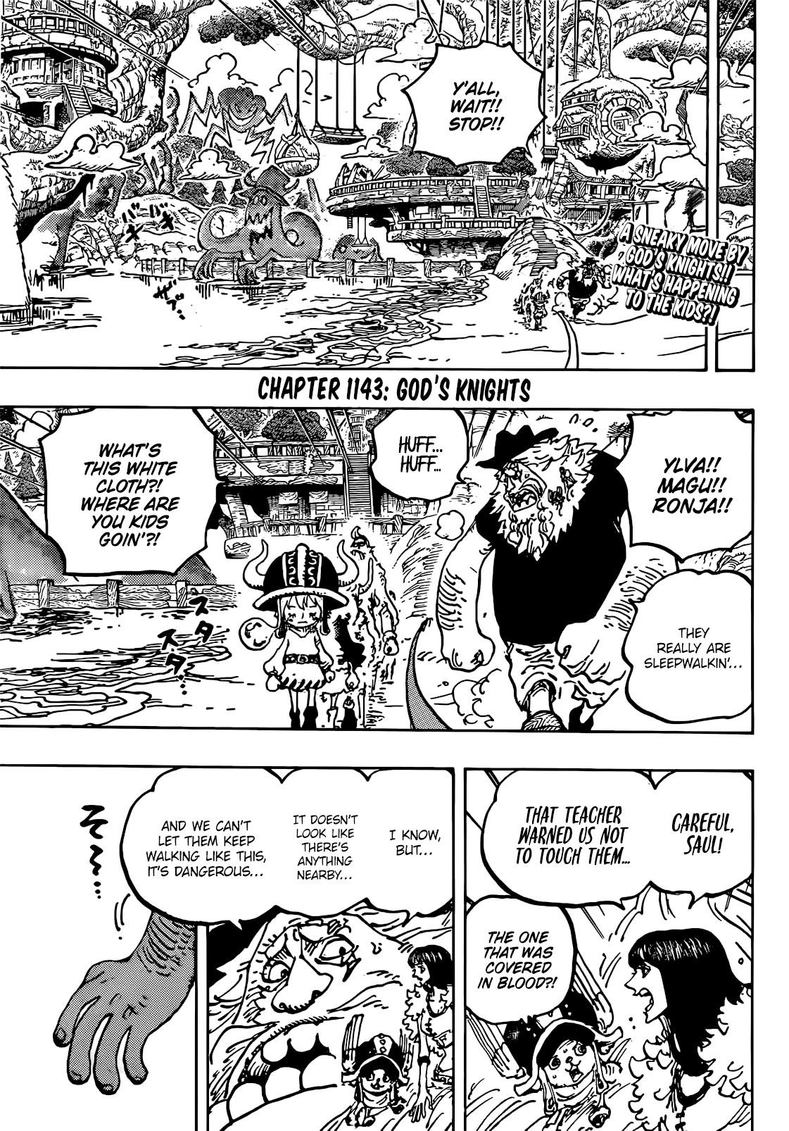 One Piece manga, chapter 1143, page 3 of 21