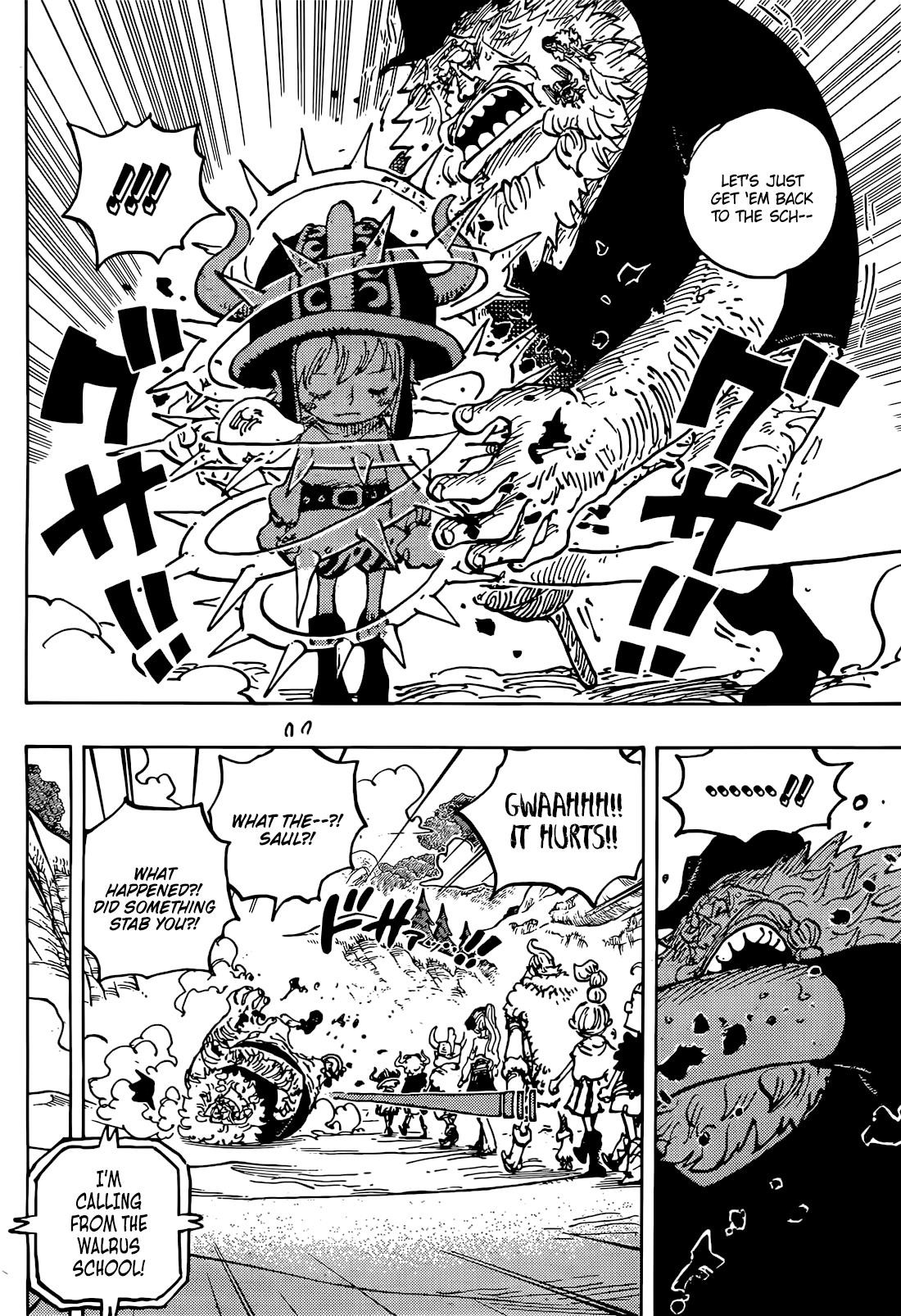 One Piece manga, chapter 1143, page 4 of 21