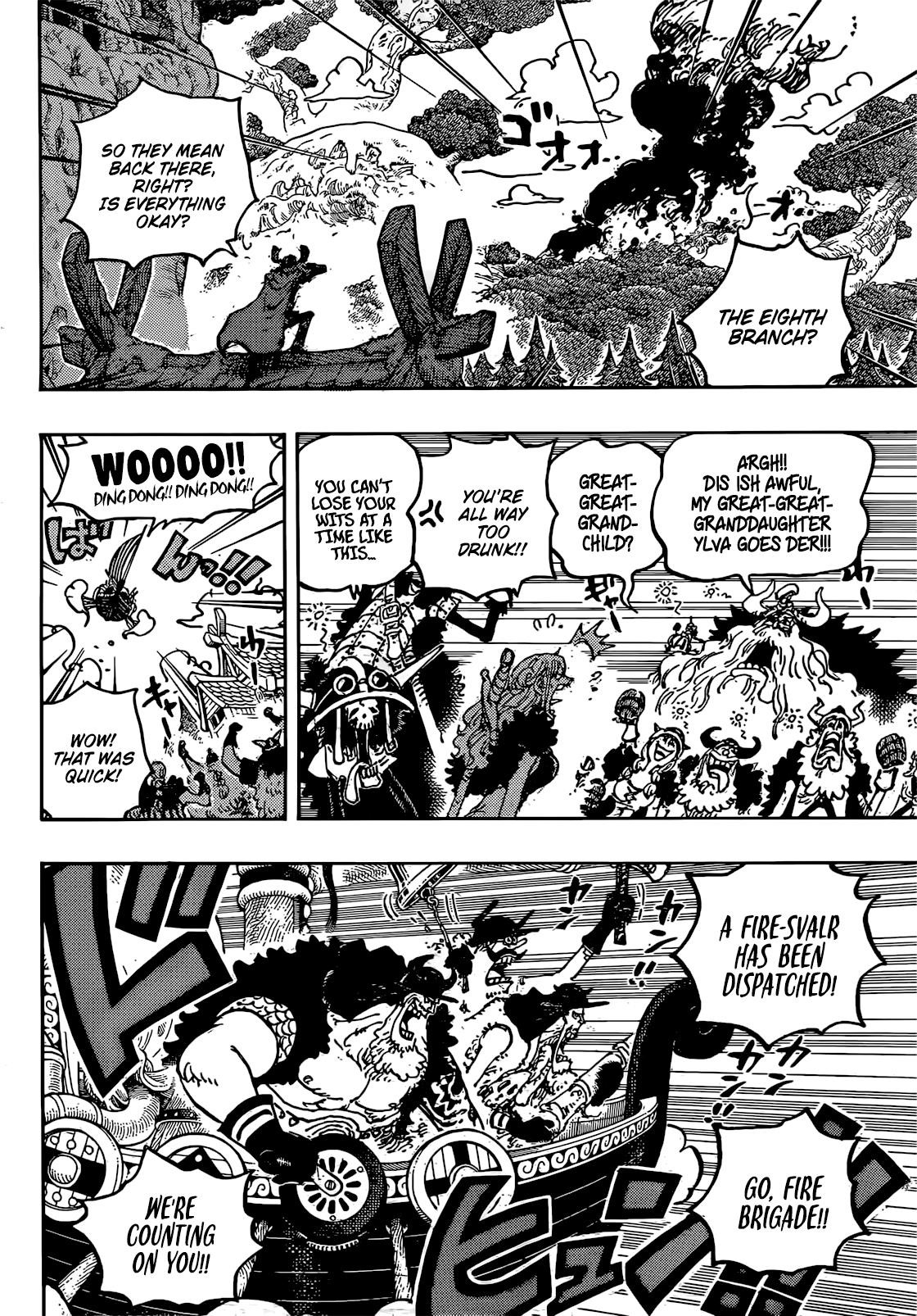 One Piece manga, chapter 1143, page 6 of 21