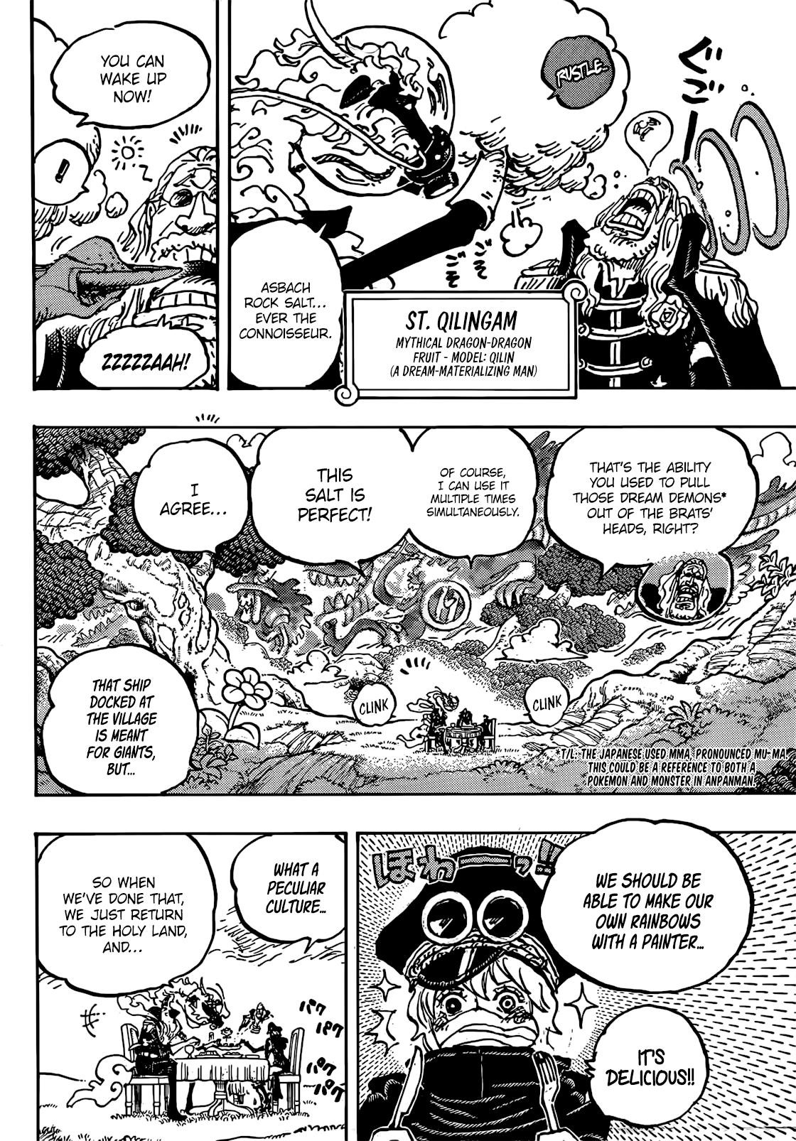 One Piece manga, chapter 1143, page 10 of 21