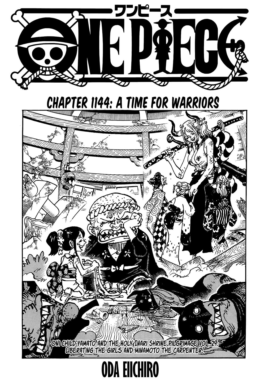 One Piece Chapter 1144 page 1 - Chapter 1144: A Time for Warriors
