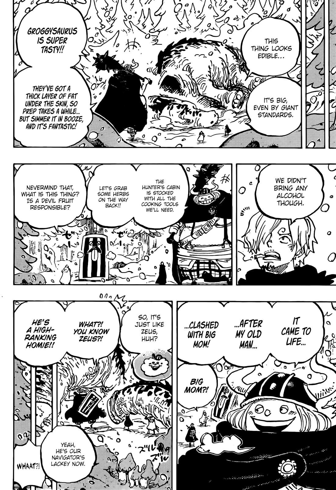 One Piece Chapter 1145 page 4 - Chapter 1145: Wildfire in Forest Sector 2, Branch Route 8