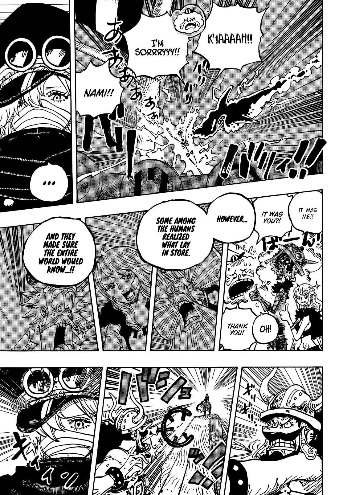 One Piece manga, chapter 1146, page 8 of 19