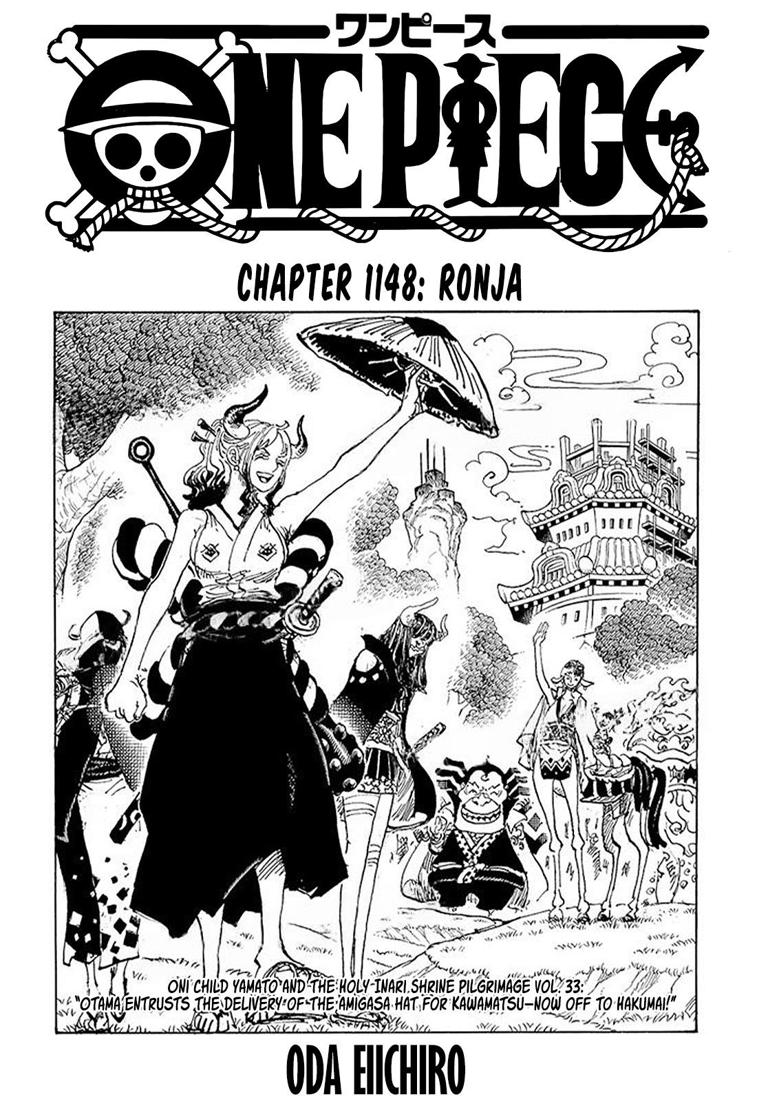 One Piece Chapter 1148 page 1 - Chapter 1148: Ronja