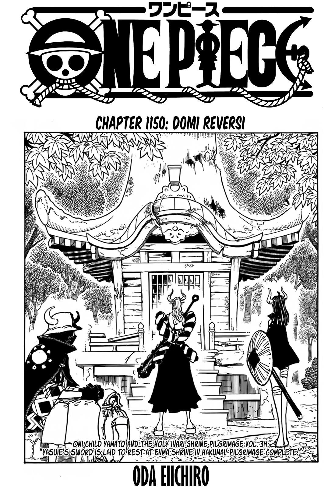One Piece Chapter 1150 page 1 - Chapter 1150: Domi Reversi