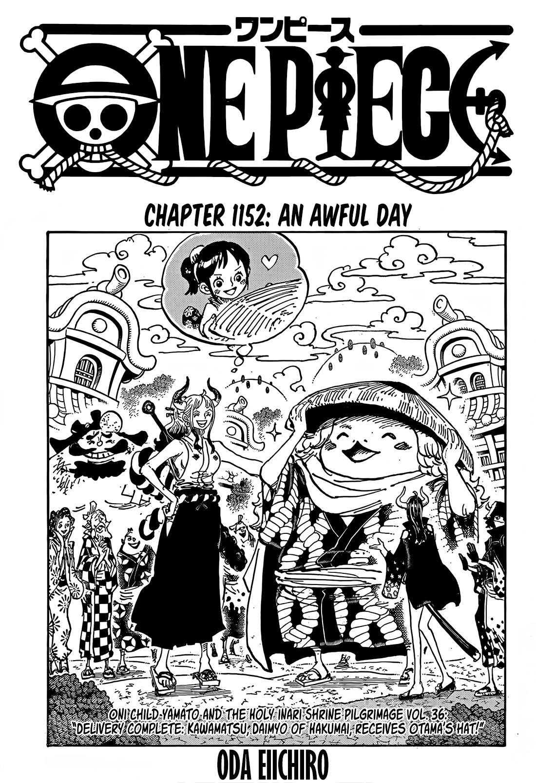 One Piece Chapter 1152 page 1 - Chapter 1152: A Horrible Day
