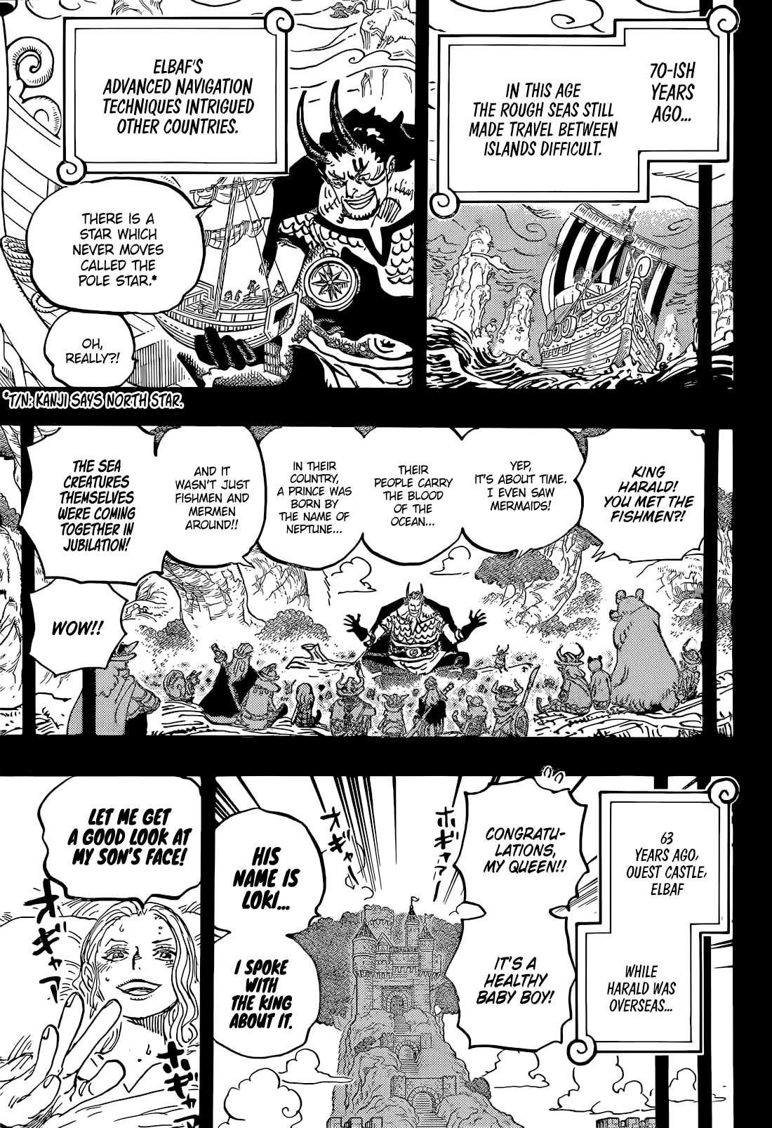 One Piece Chapter 1153 page 13 - Chapter 1153: The Birth of Loki