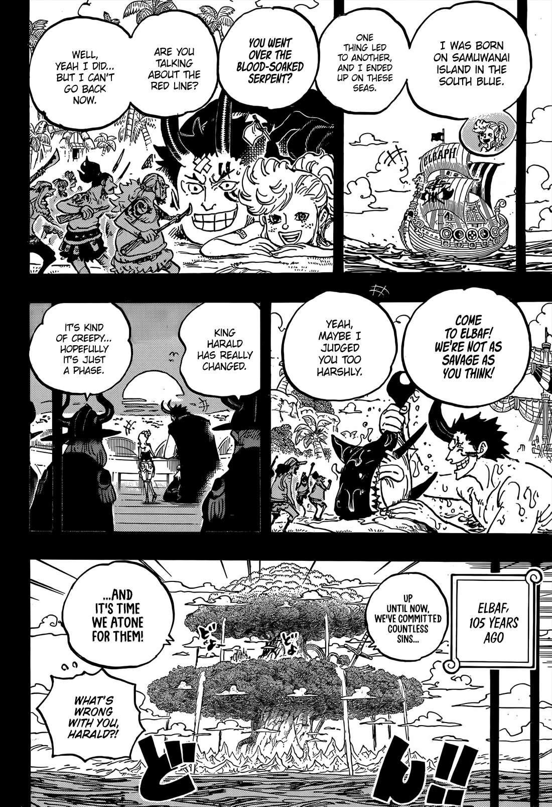 One Piece Chapter 1153 page 8 - Chapter 1153: The Birth of Loki