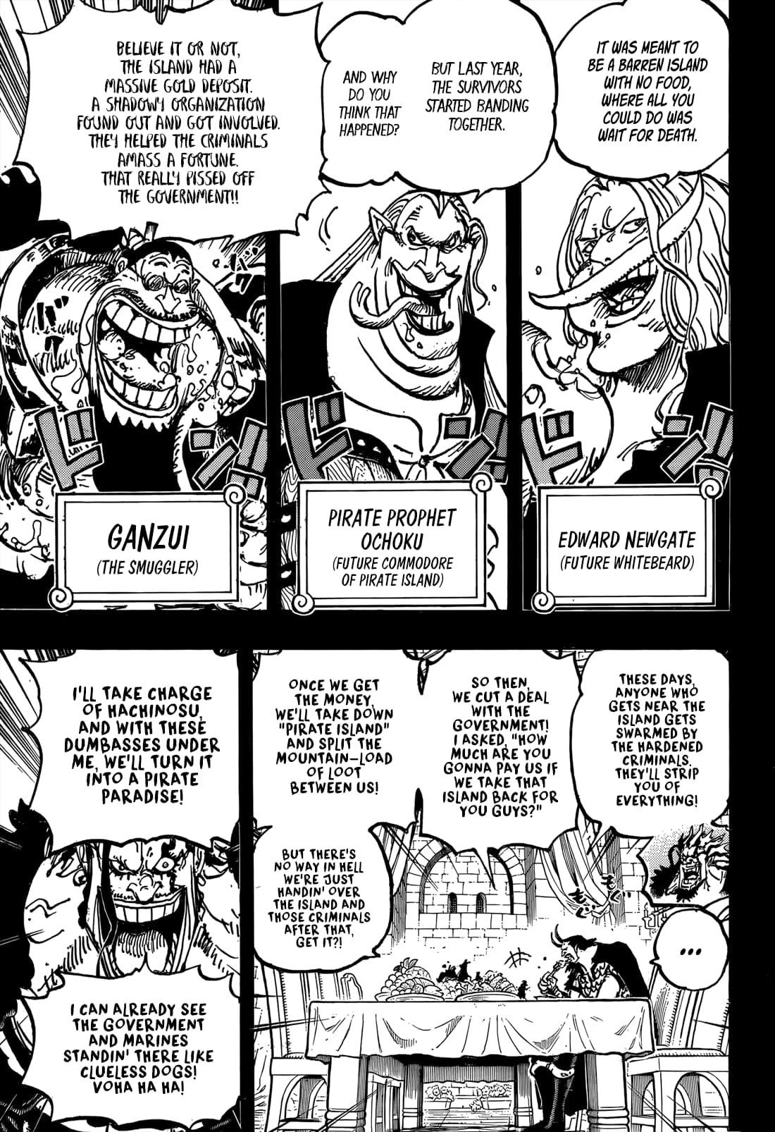 One Piece Chapter 1155 page 13 - Chapter 1155: The Rocks Pirates