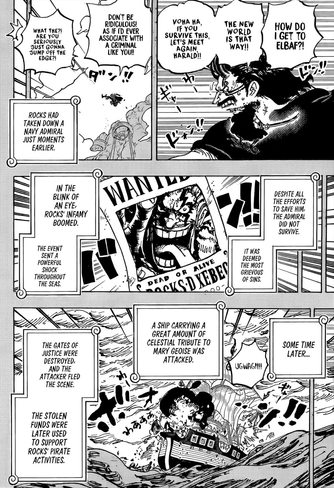 One Piece Chapter 1155 page 9 - Chapter 1155: The Rocks Pirates