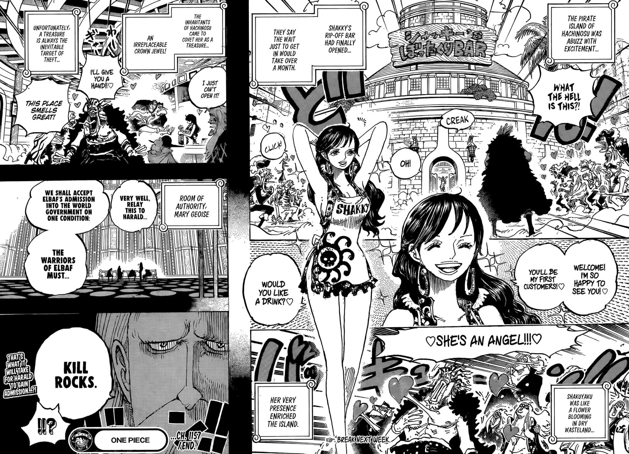 One Piece manga, chapter 1157, page 15 of 18