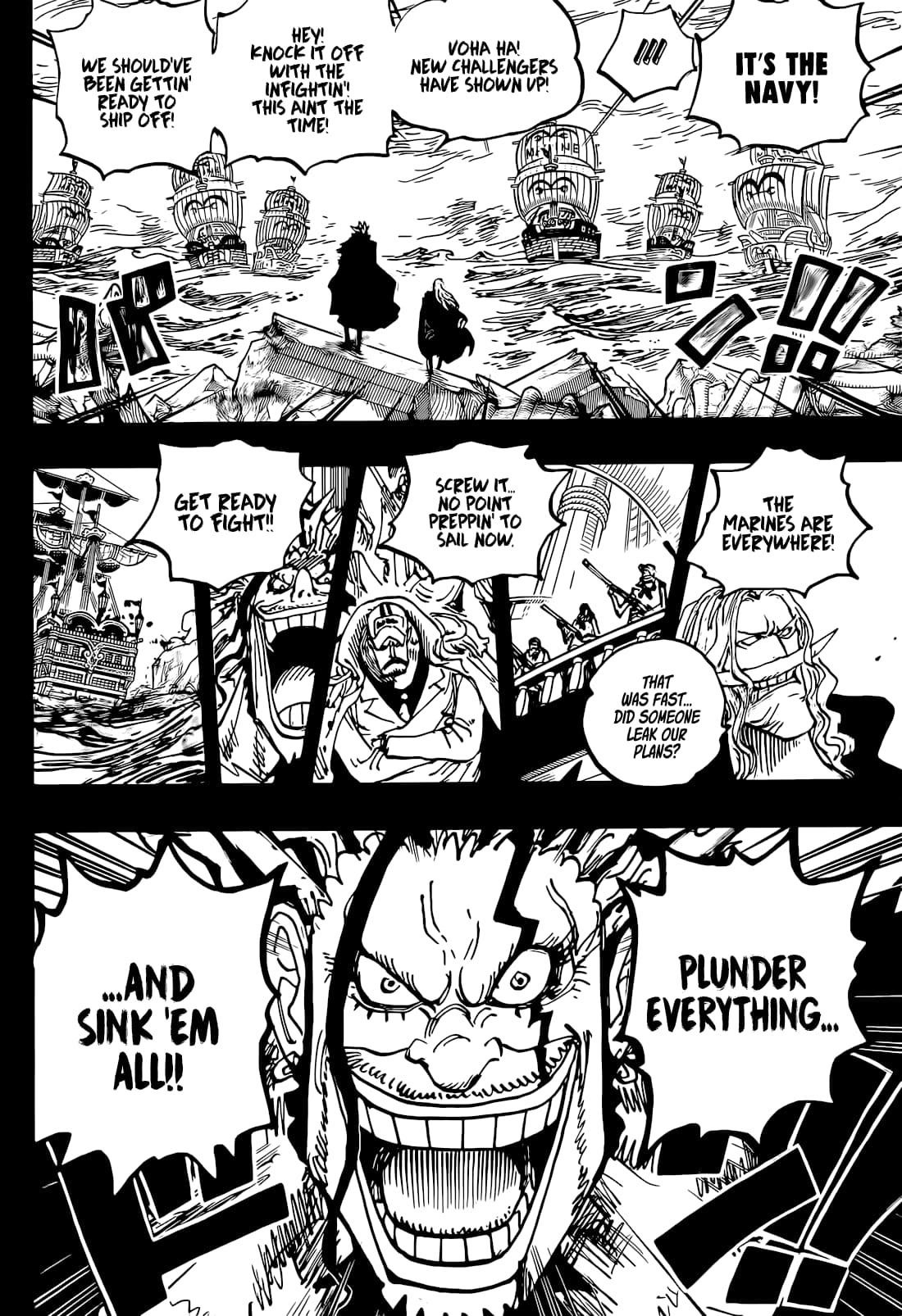 One Piece manga, chapter 1157, page 5 of 18
