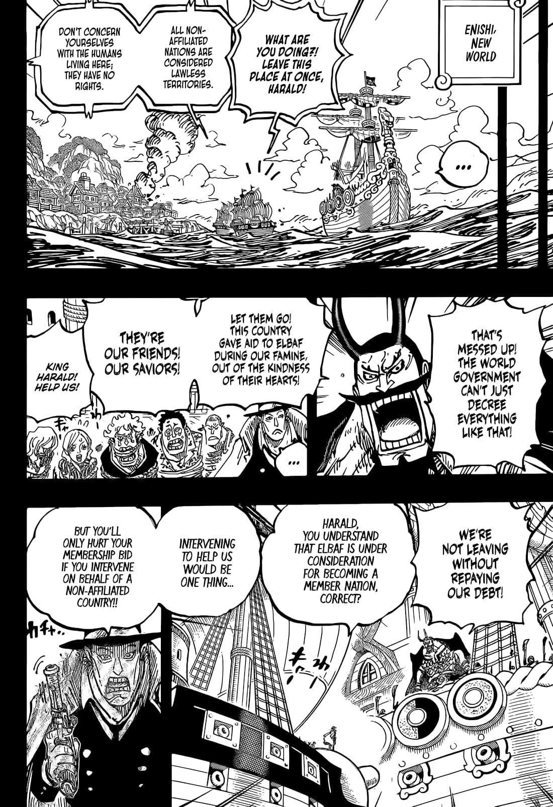 One Piece manga, chapter 1157, page 7 of 18