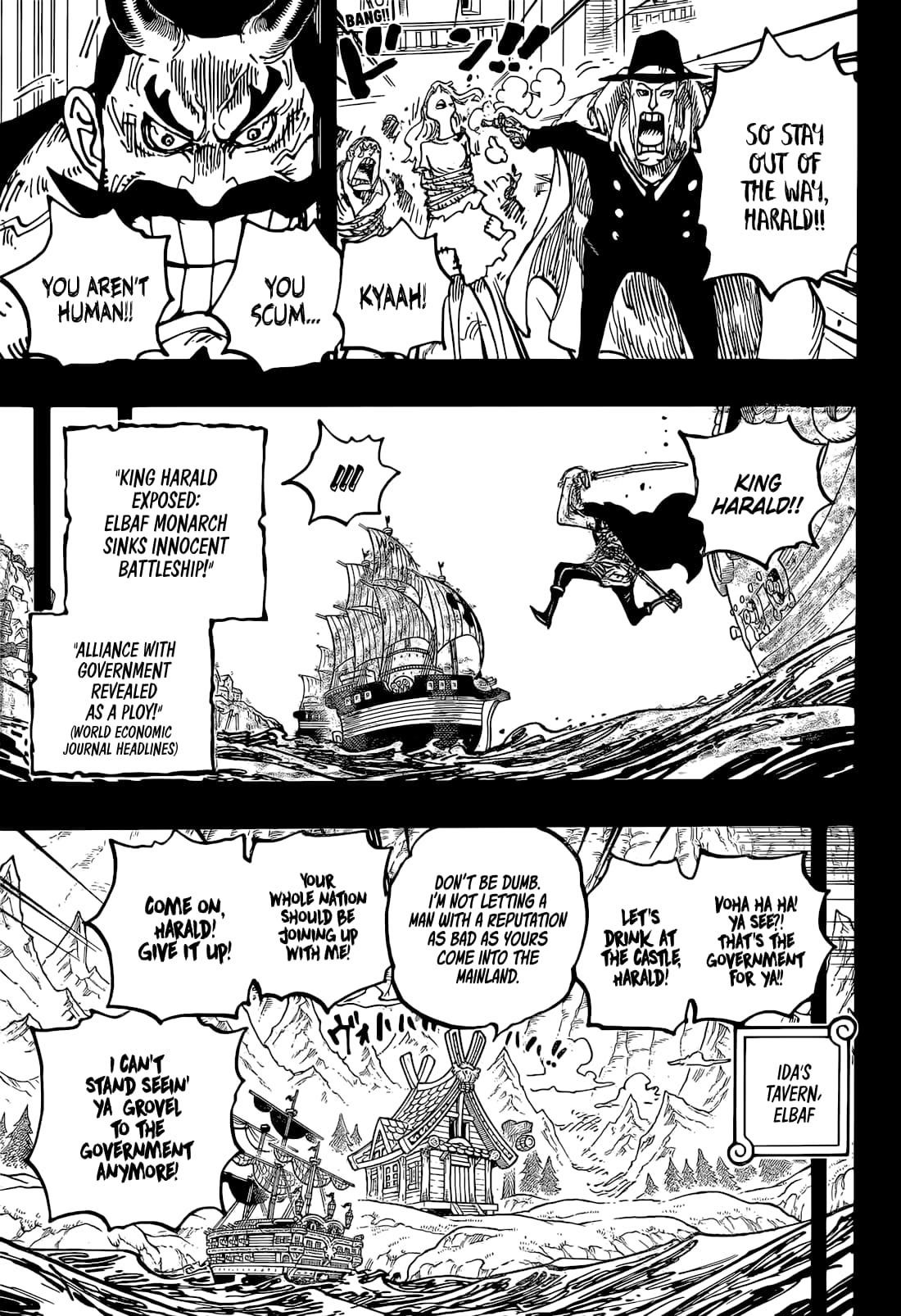 One Piece manga, chapter 1157, page 8 of 18
