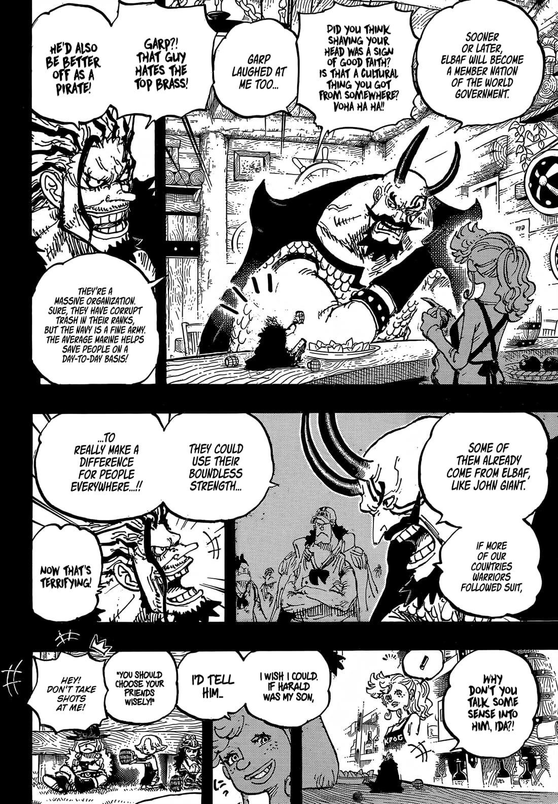 One Piece manga, chapter 1157, page 9 of 18