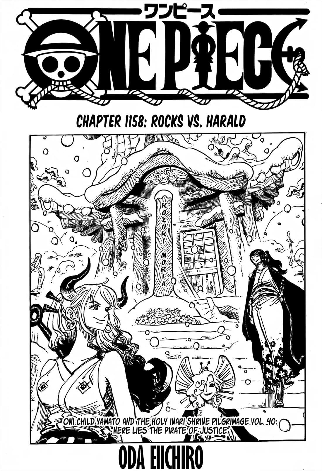 One Piece Chapter 1158 page 1 - Chapter 1158: Rocks vs. Harald