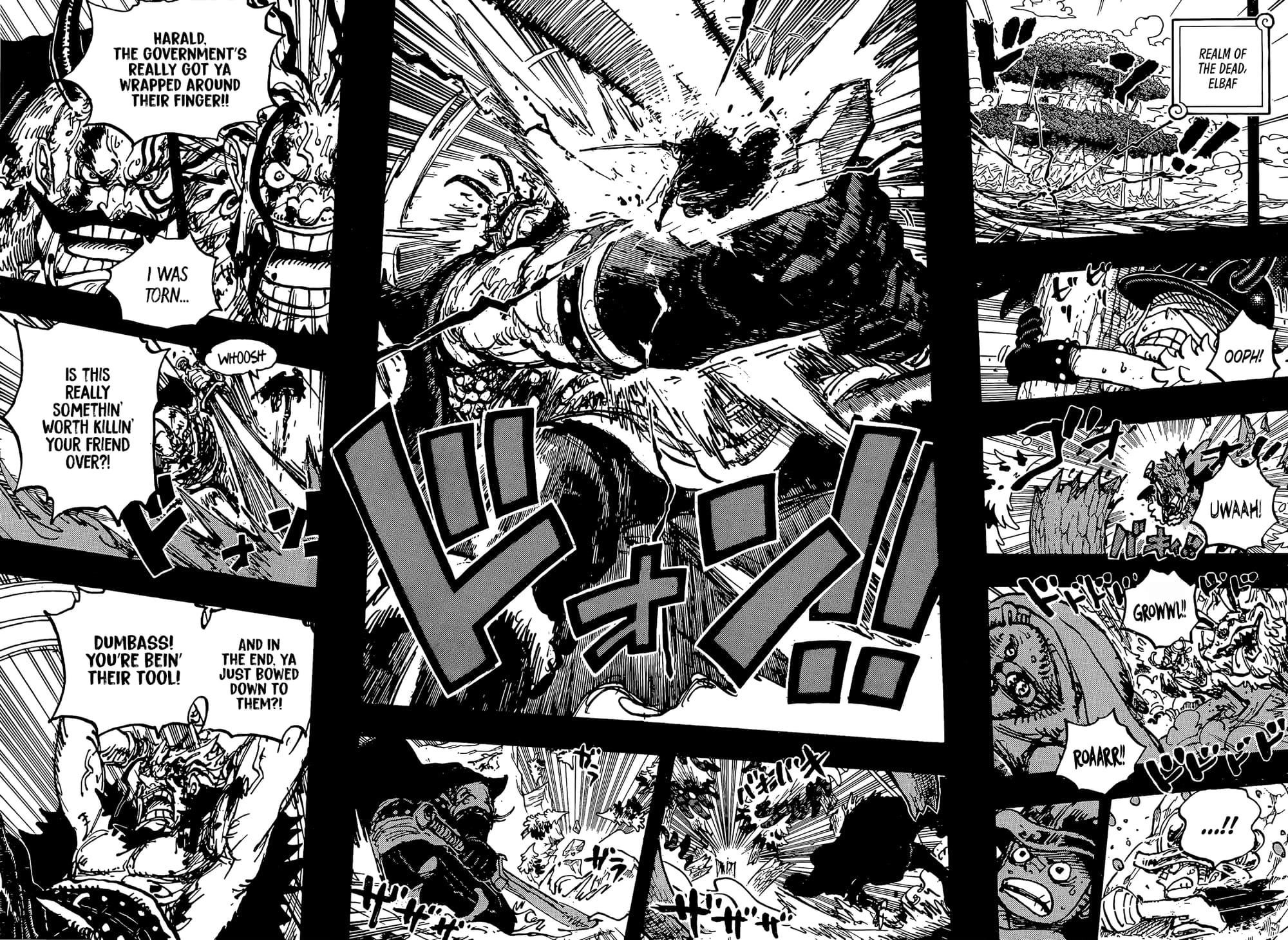 One Piece Chapter 1158 page 10 - Chapter 1158: Rocks vs. Harald