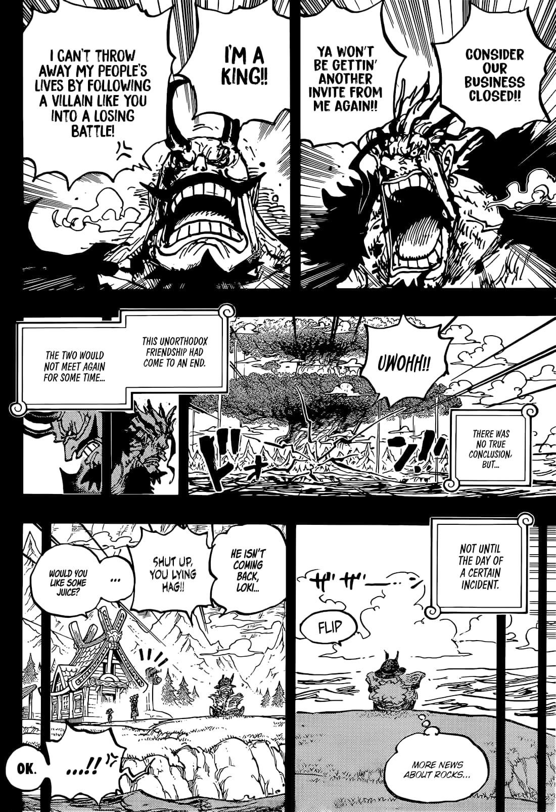 One Piece Chapter 1158 page 12 - Chapter 1158: Rocks vs. Harald