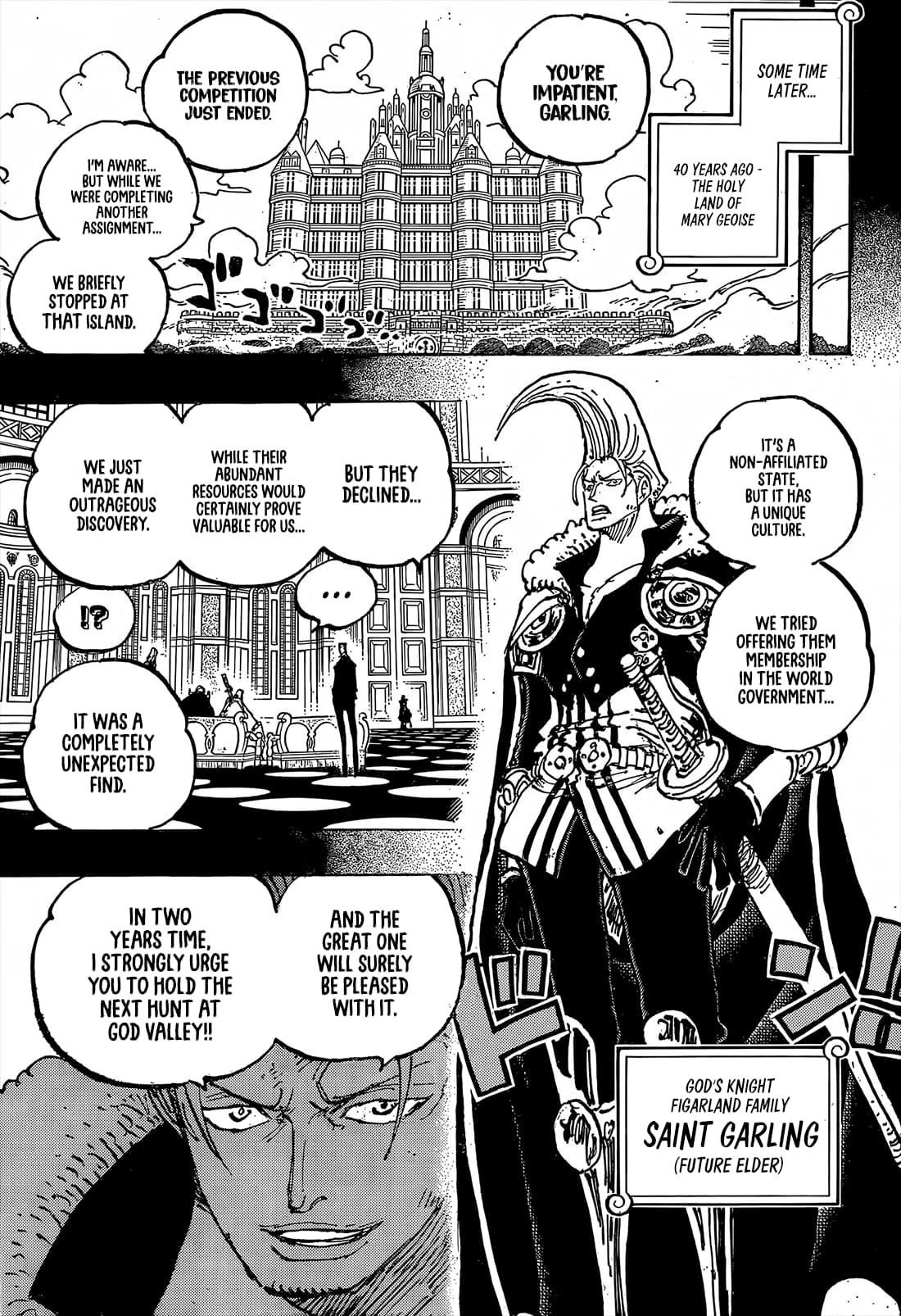 One Piece Chapter 1158 page 5 - Chapter 1158: Rocks vs. Harald